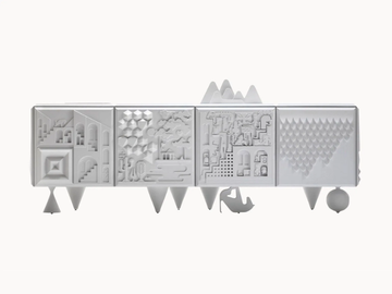 TOUT VA BIEN - MDF sideboard with doors by BD Barcelona Design - view 3